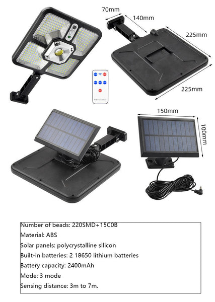 Solar Street Light with Motion Sensor