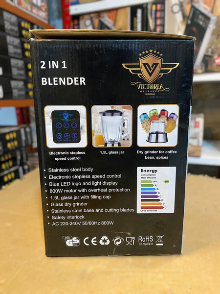 France lot Victoria 2 in 1 blender 800w