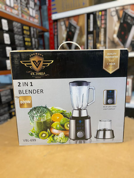 France lot Victoria 2 in 1 blender 800w