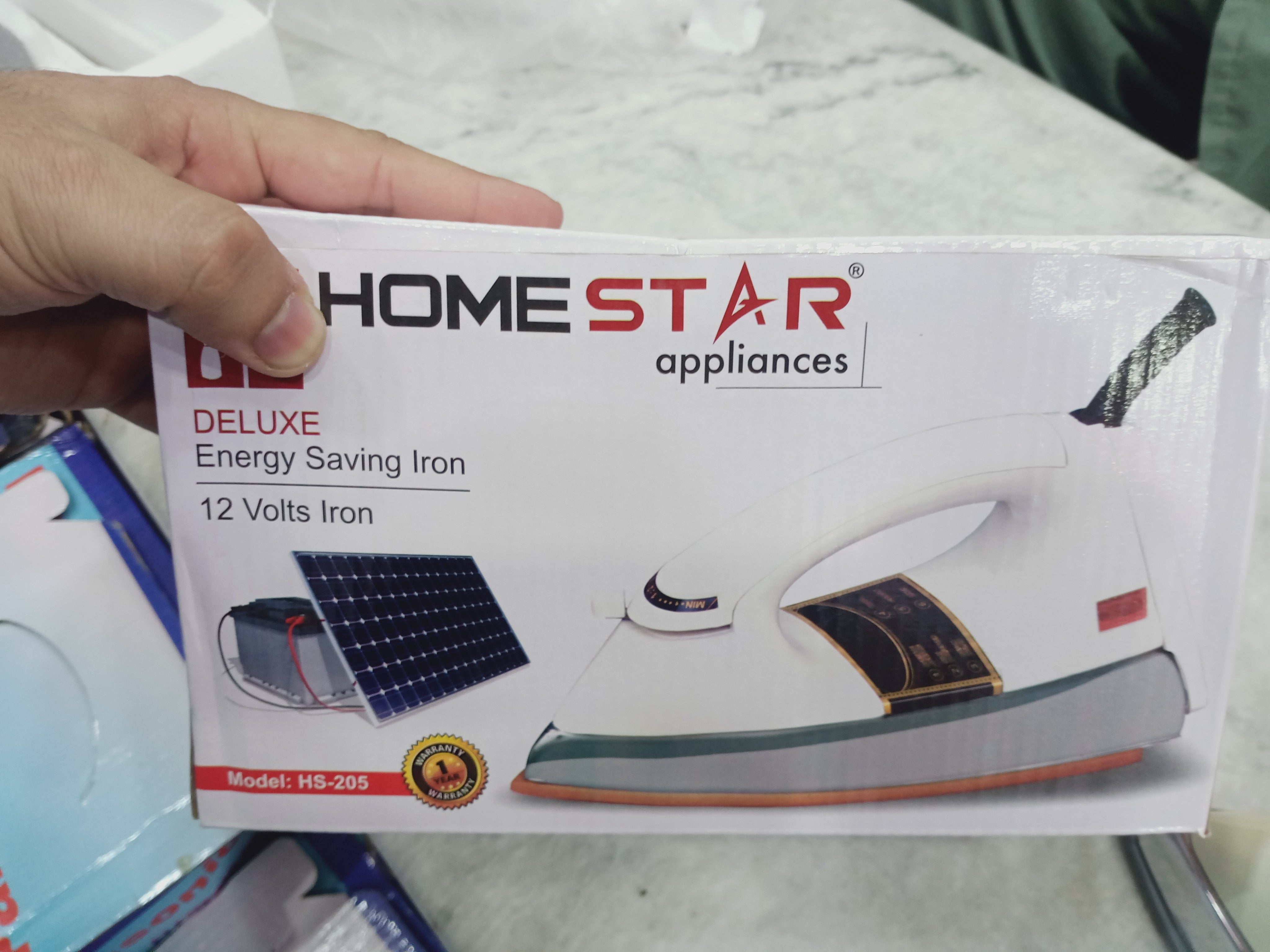 Hanif Trades Home Star Deluxe Energy-Saving Solar Iron