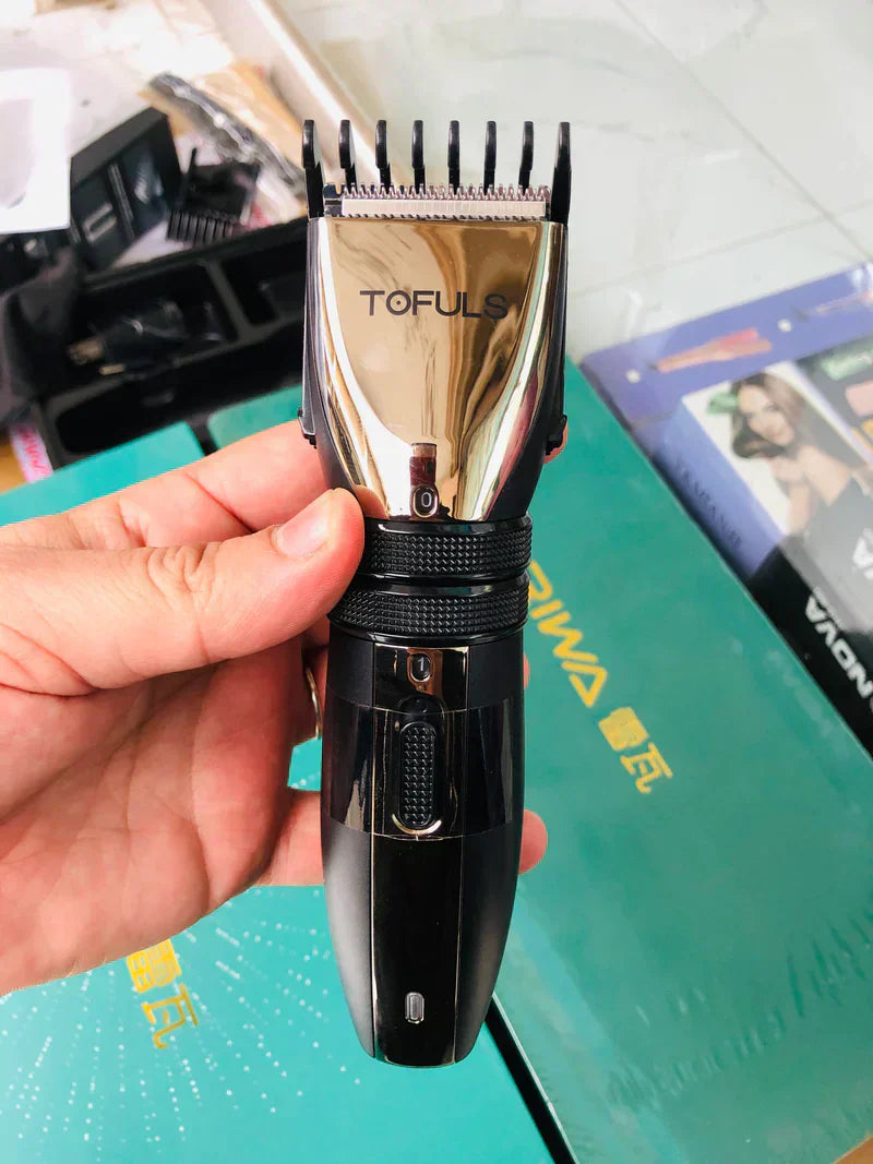 TOFULS Brand Professional Hair Clipper  with Essentials Tools