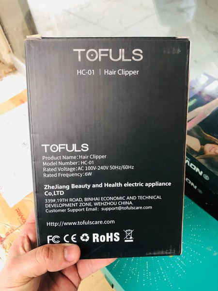 TOFULS Brand Professional Hair Clipper  with Essentials Tools