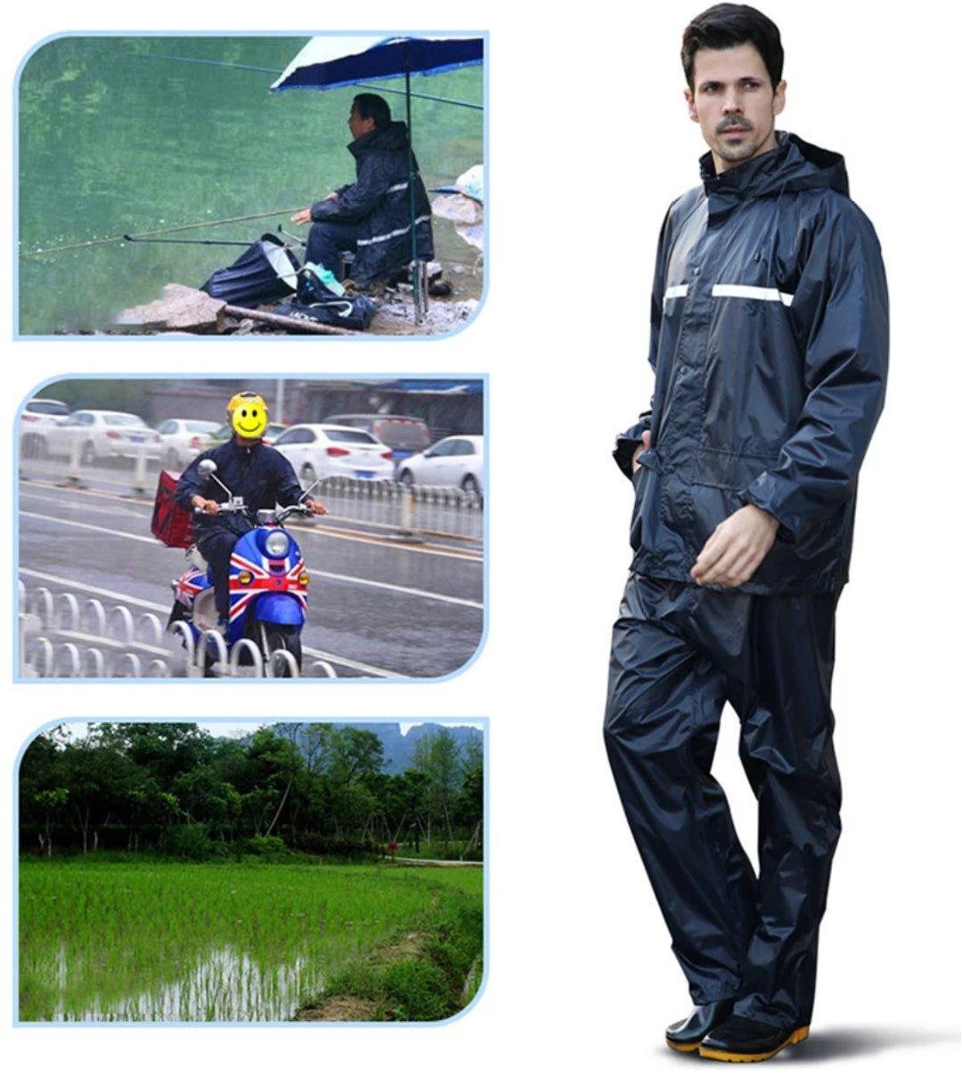 Motorcycle Waterproof Conjoined Raincoat Suit