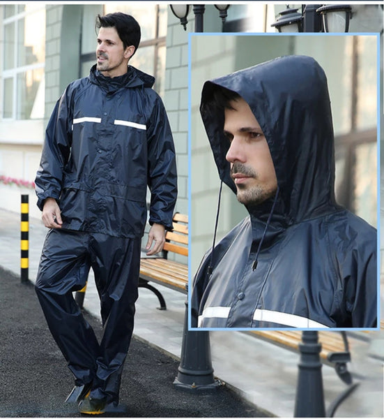 Motorcycle Waterproof Conjoined Raincoat Suit