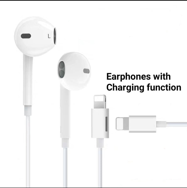 Iphone Earbuds with Charging Function