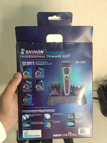 Hanif Trades France Import Shinon 12 in 1 Professional Hair Trimmer || 1 Year Warrenty