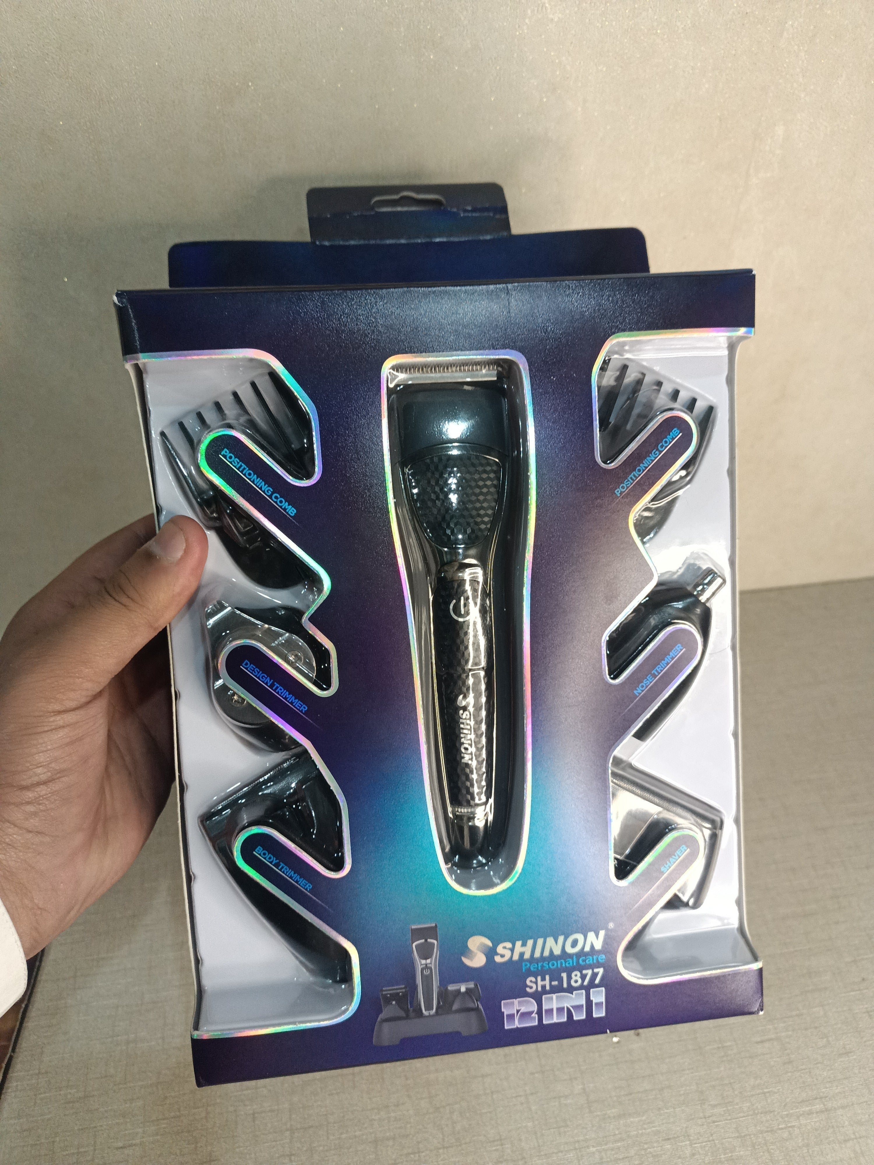 Hanif Trades France Import Shinon 12 in 1 Professional Hair Trimmer || 1 Year Warrenty