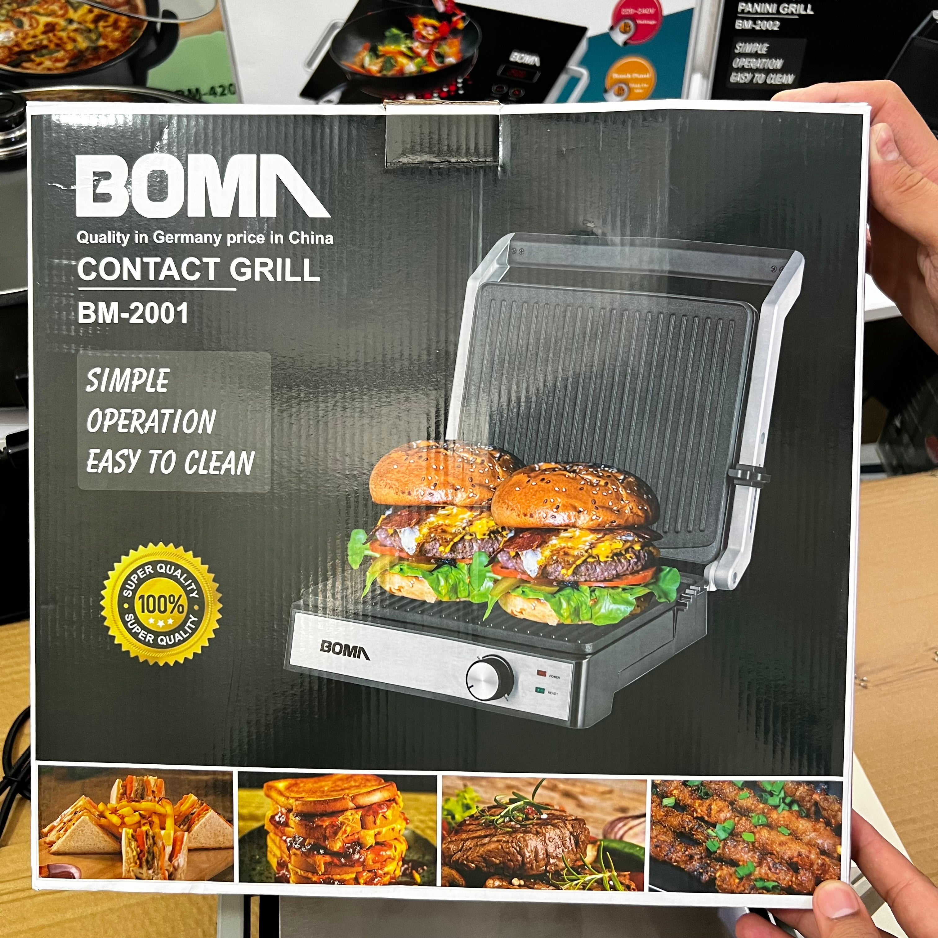 German Lot Imported Boma Electric Grill