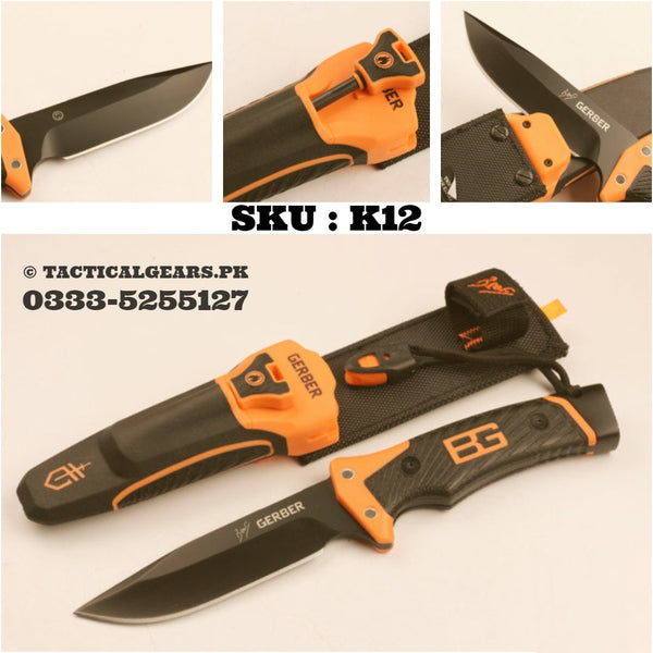 Gerber Bear Grylls - Fixed Blade Knife - with Fire Starter