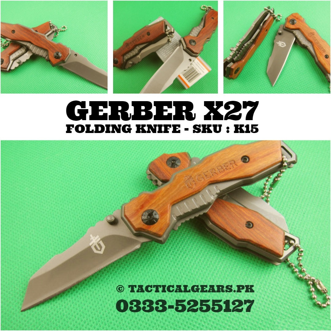 Gerber X27 - Folding Knife - Hunting knife