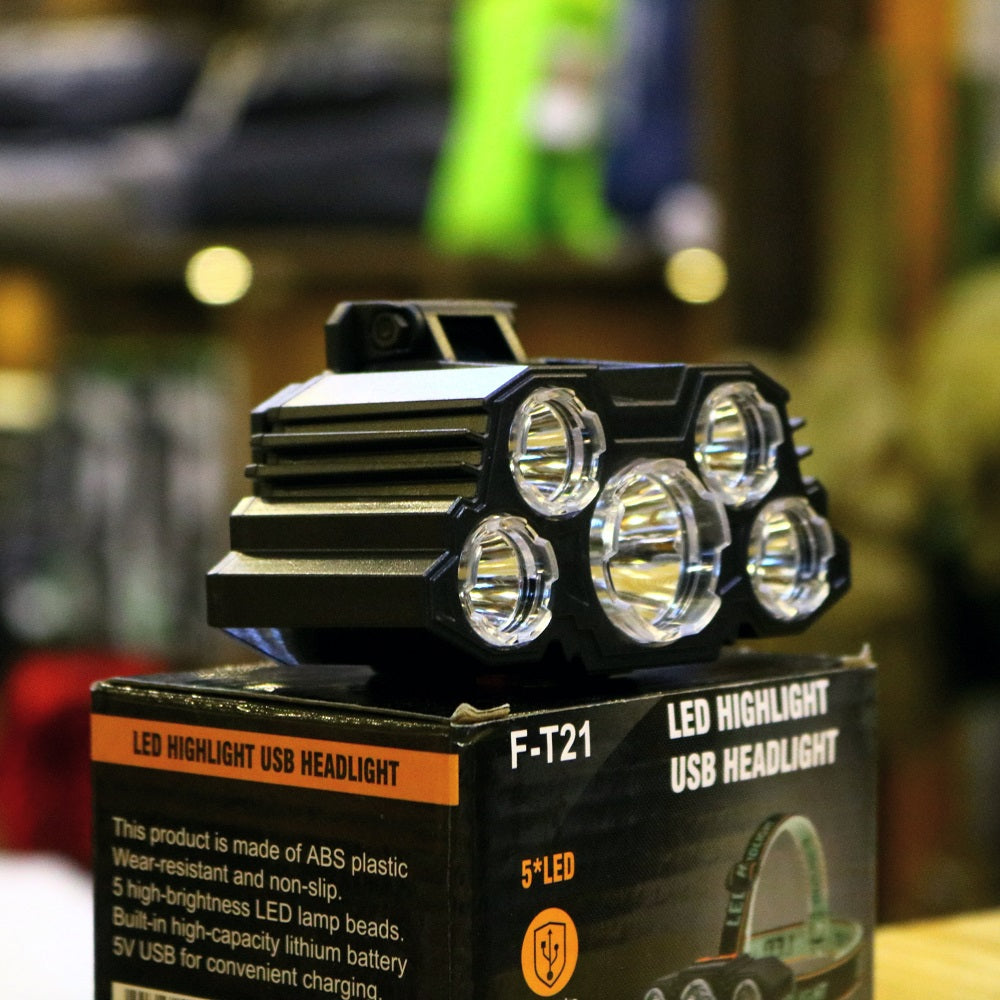 LED Highlight USB Headlight F-T21