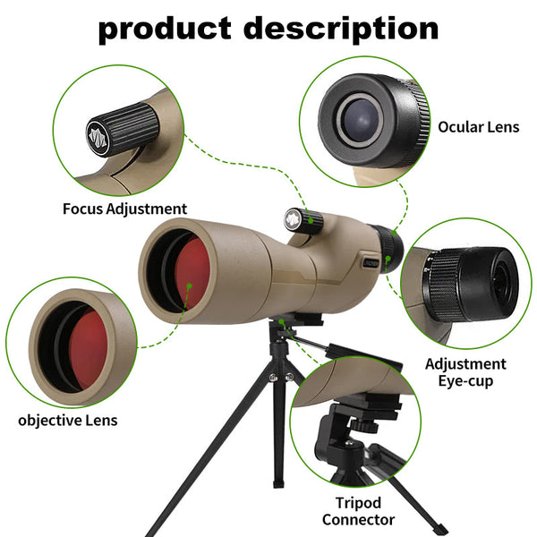 25-75x60 Zoom Telescope: Powerful Optics for Long-Range Viewing