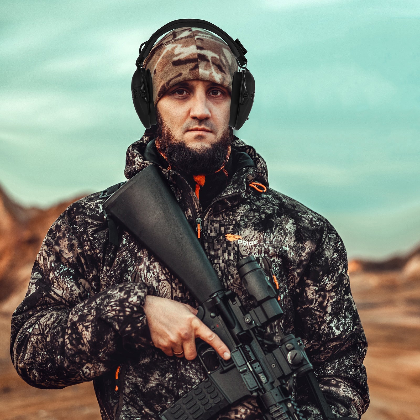 Tactical Acoustic Noise Cancelling Earmuffs