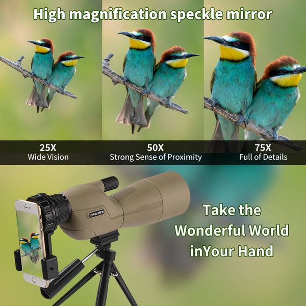 25-75x60 Zoom Telescope: Powerful Optics for Long-Range Viewing