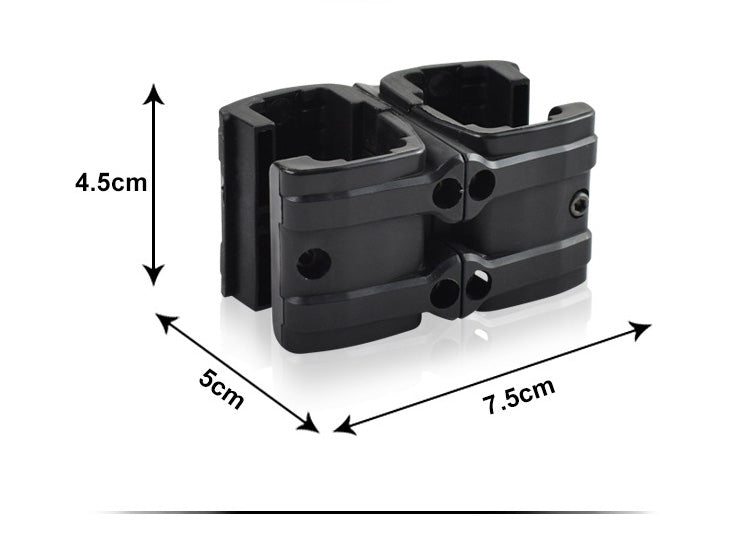 Adjustable Double Magazine Clip Parallel Connector Coupler