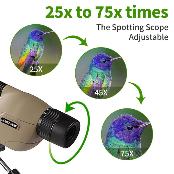 25-75x60 Zoom Telescope: Powerful Optics for Long-Range Viewing