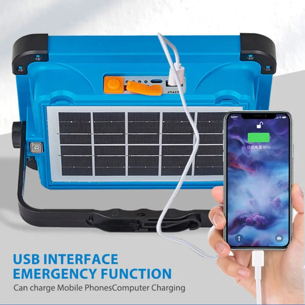 USB Rechargeable Solar Flood Light 100W