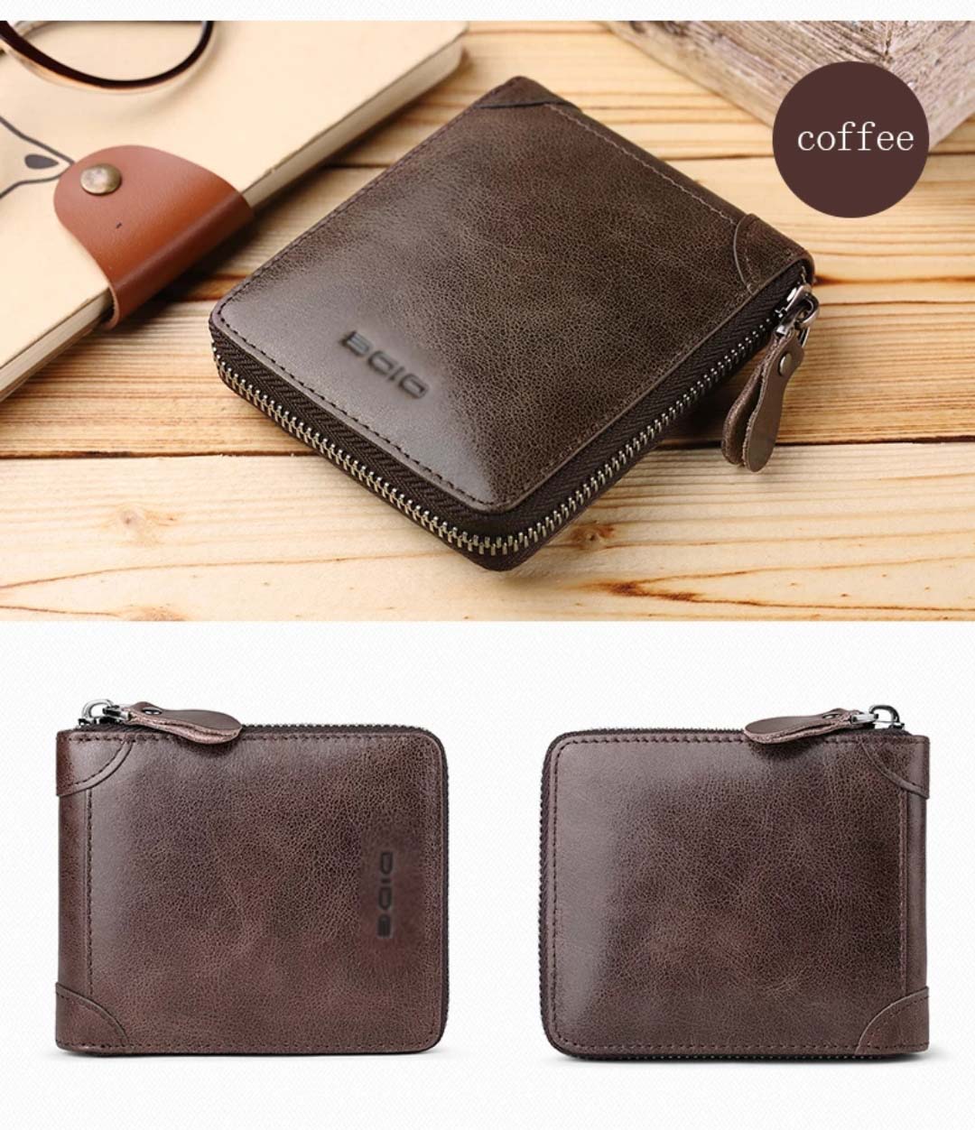 DIDE New Fashion PU Leather Men's Wallet