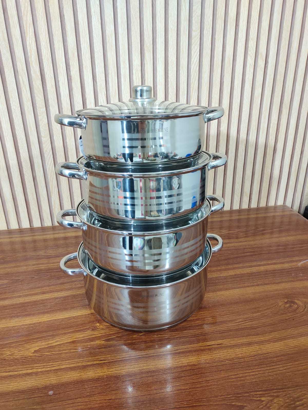 BergHome 8pcs Stainless Steel Cookware Set