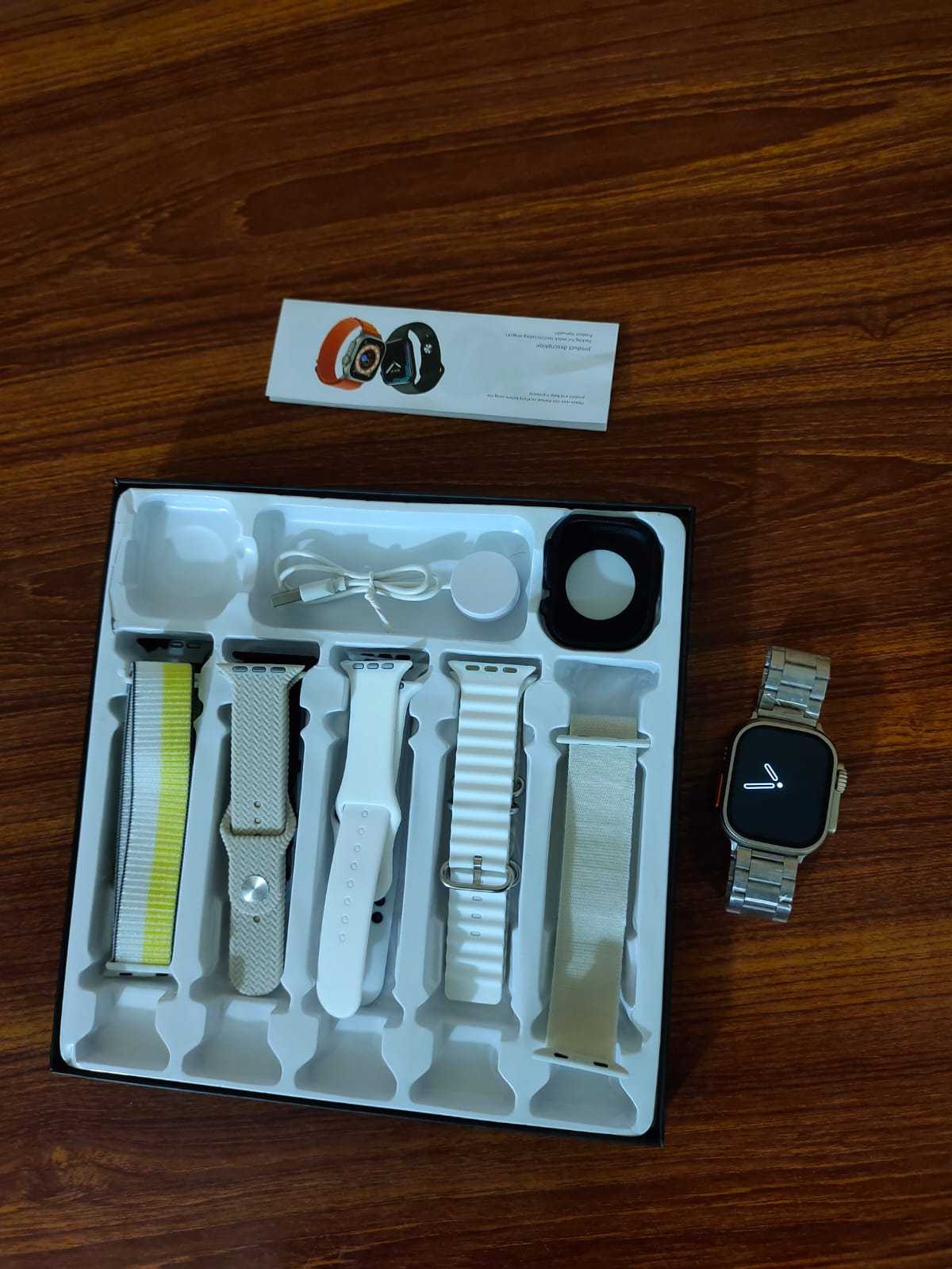 High Quality Smart Watches with 10 Straps & Air Buds