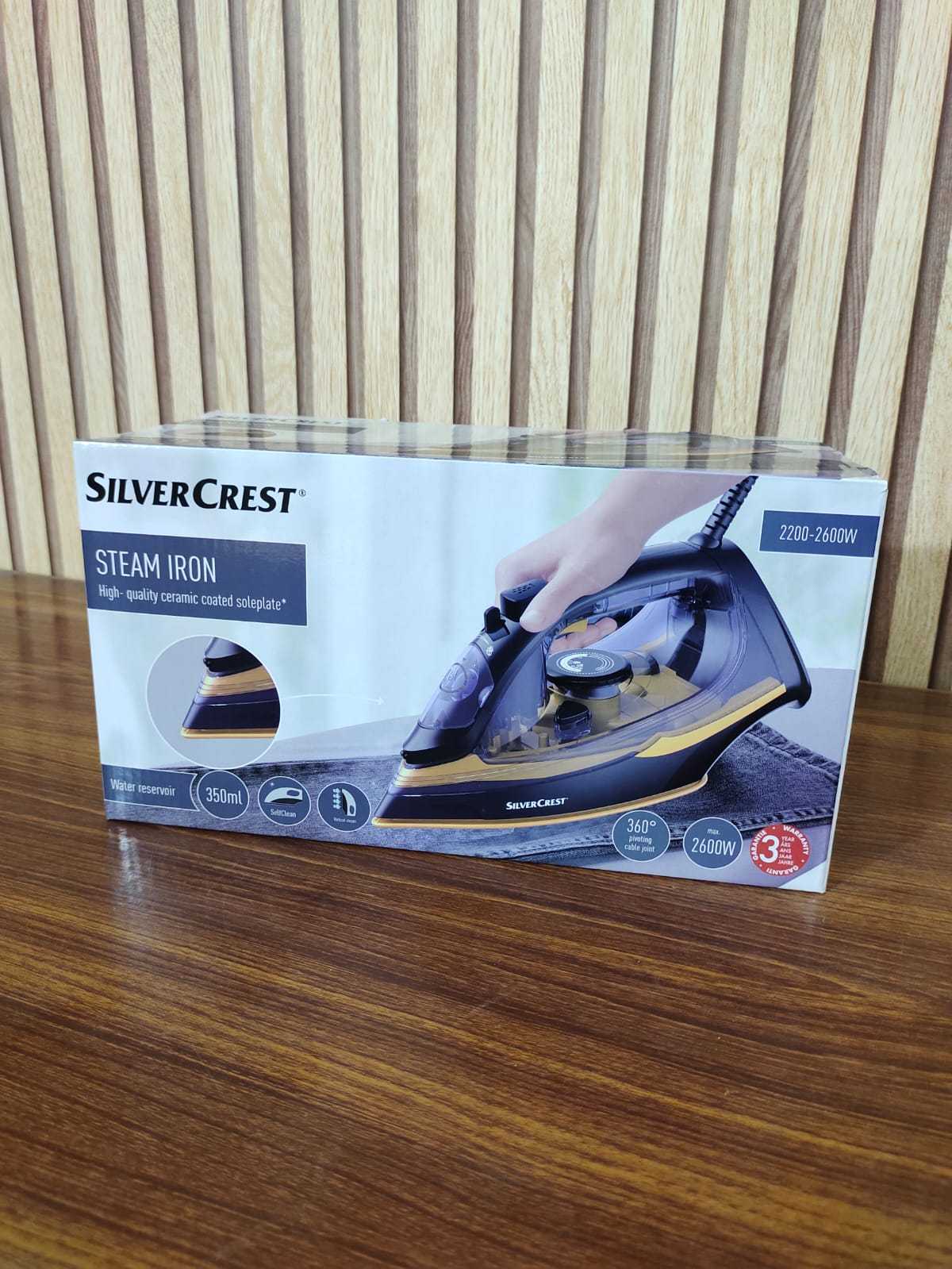 German Lot Imported Silver Crest Steam Iron