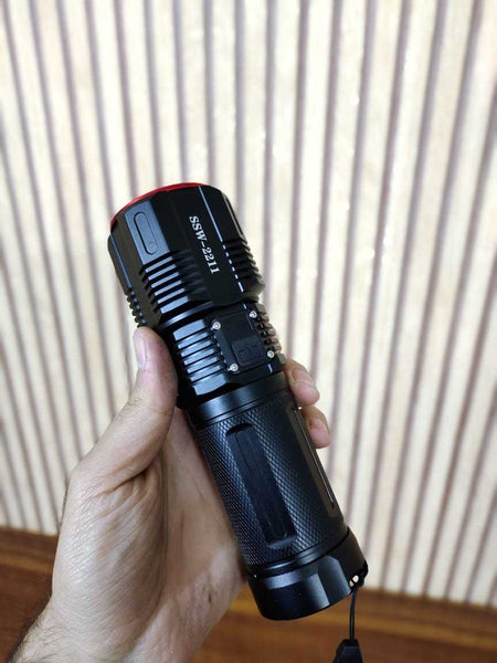 1Km Range Powerful Torch with Power Bank