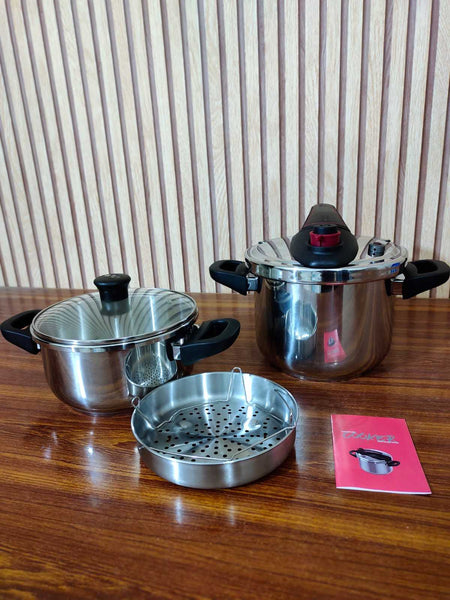 Unique German 2in1 Pressure Cooker