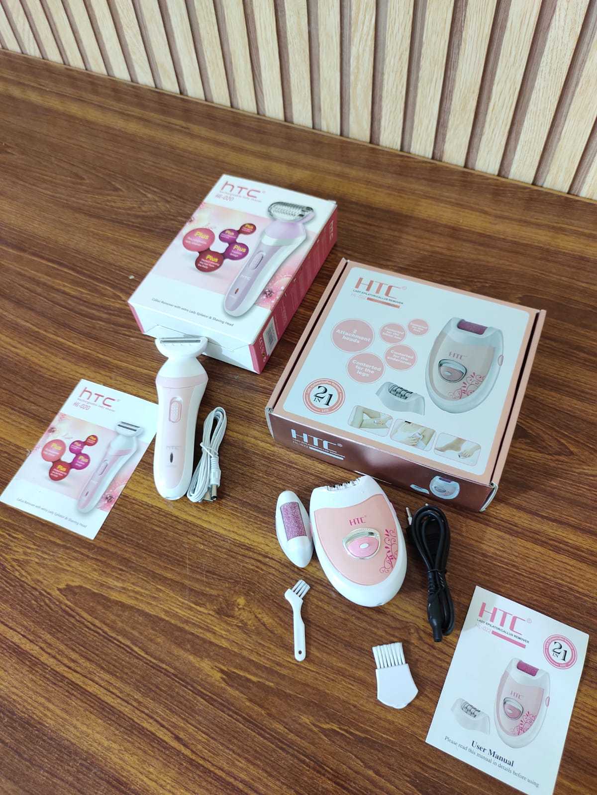 HTC Ladies Hair Epilator, Shaver & Callus Remover