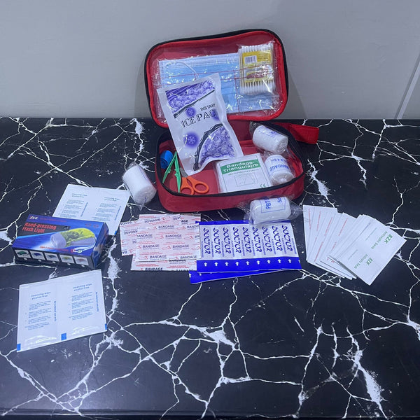 First Aid Kit Pack With Medical Supplies