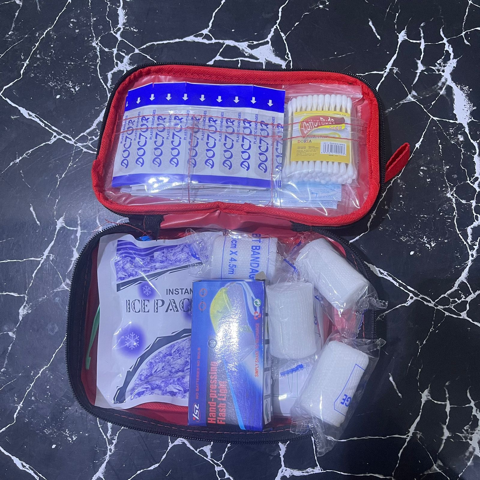 First Aid Kit Pack With Medical Supplies