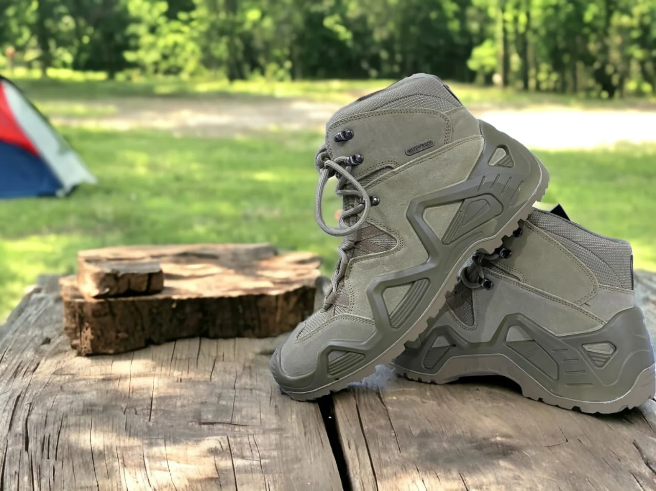 Khaki Tactical waterproof Boots