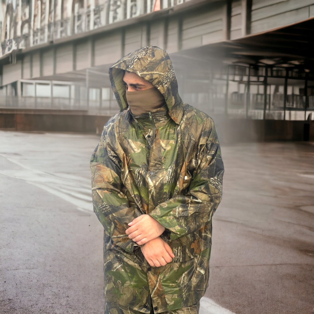 All Purpose Men's Camo Rain Suit (2 Pc)