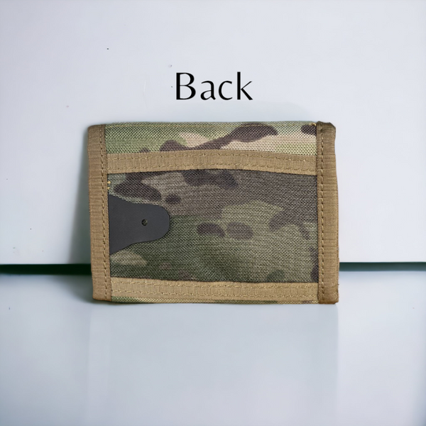 Waterproof Nylon Canvas Tactical Tri-Fold ID Wallet