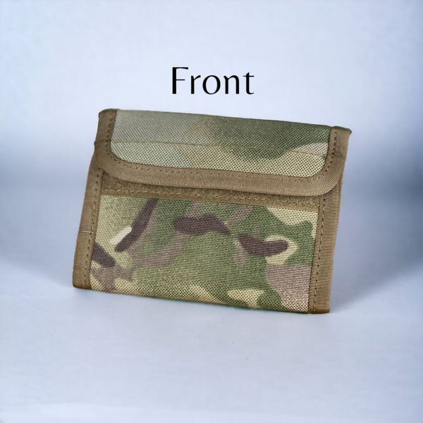 Waterproof Nylon Canvas Tactical Tri-Fold ID Wallet