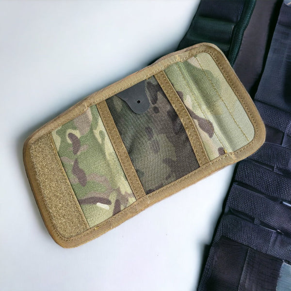 Waterproof Nylon Canvas Tactical Tri-Fold ID Wallet