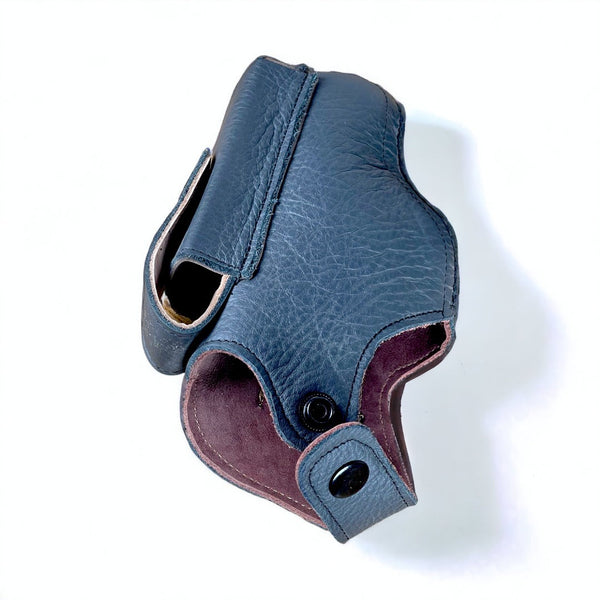 Genuine Leather Belt Holster with Built in Mag Pouch