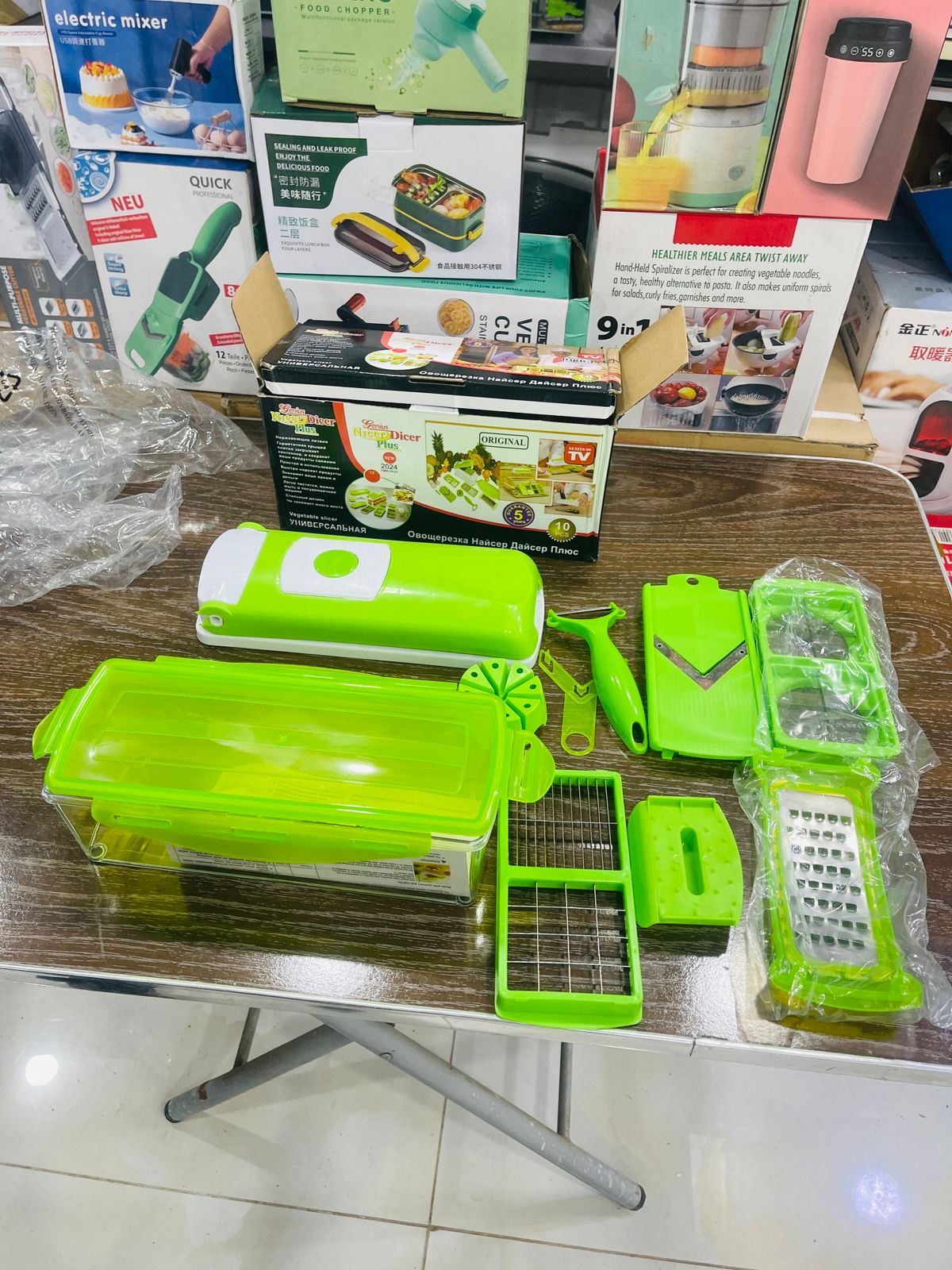 NEW HIGH QUALITY QUICK CHOPPER NICER DICER 10 pieces