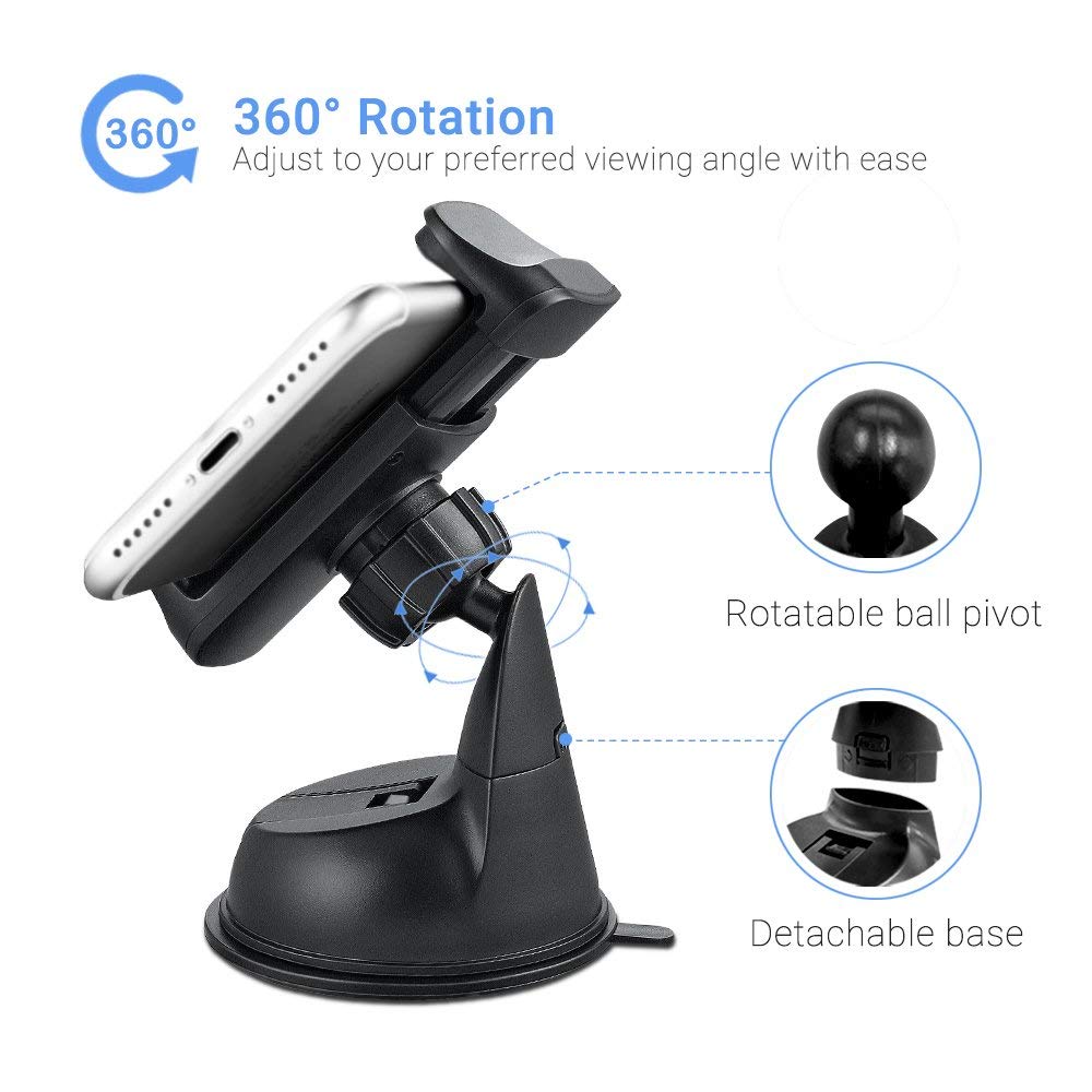 Universal 360 Rotating Car Phone Holder for Mobile Phone