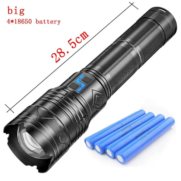 100W Long Distance Tactical Flashlight