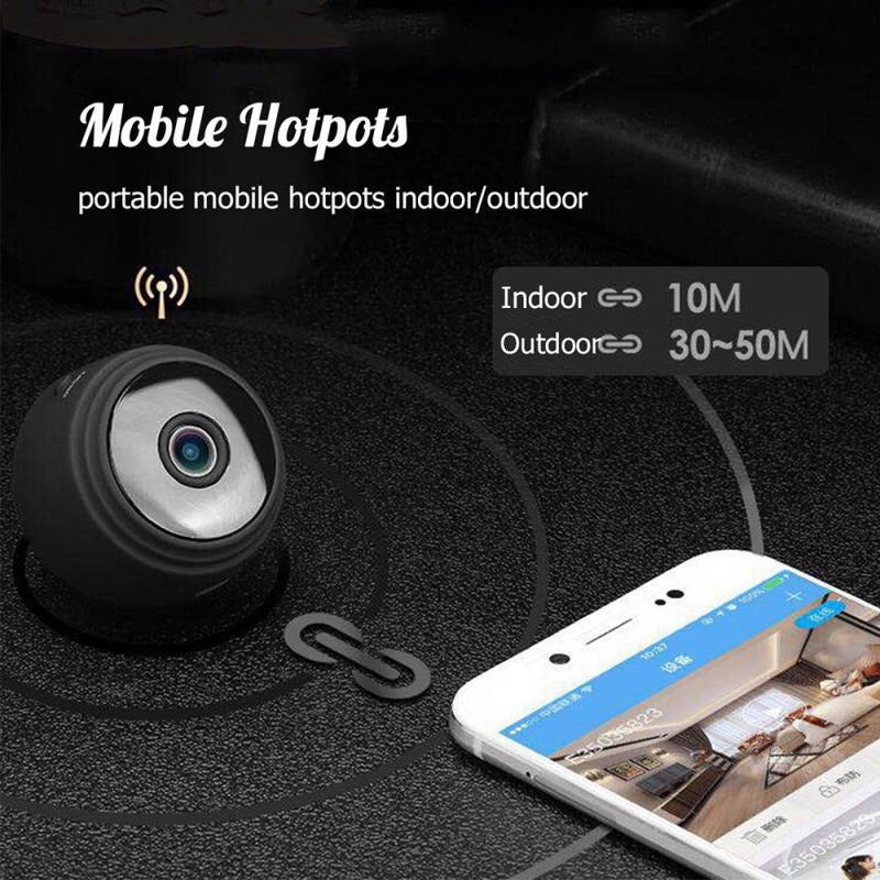 Hanif Trades A9 1080P HD Mini Camera WIFI Magnet Smart Wireless Camcorder Home Security P2P Night Vision Motion Detection Cam