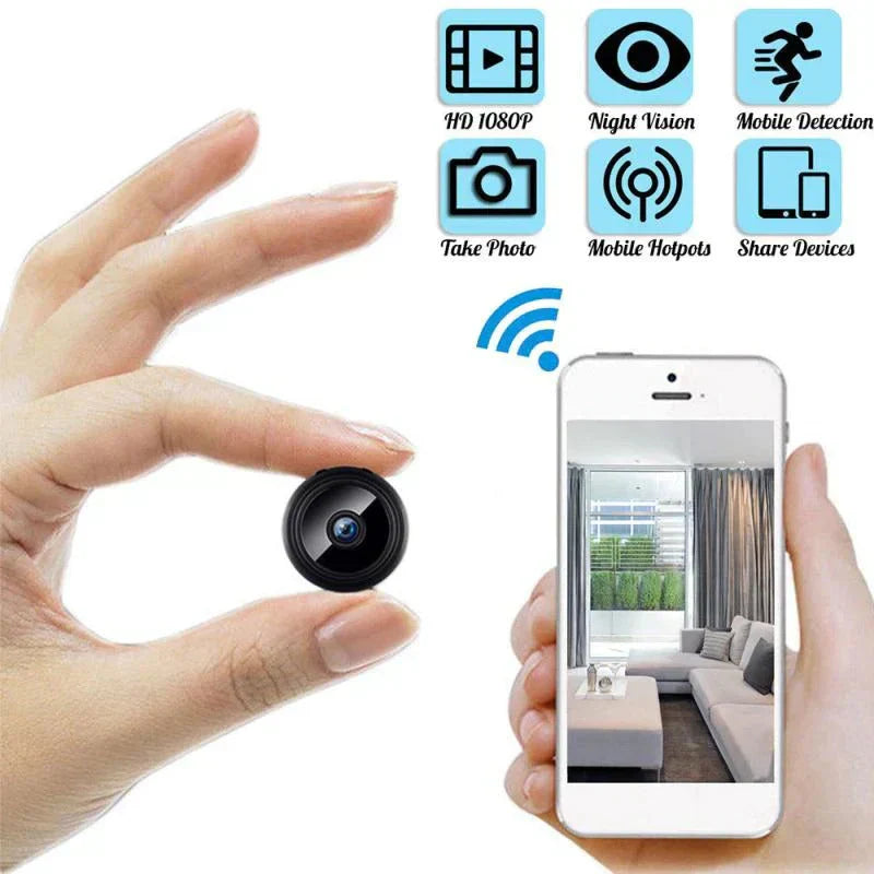 Hanif Trades A9 1080P HD Mini Camera WIFI Magnet Smart Wireless Camcorder Home Security P2P Night Vision Motion Detection Cam