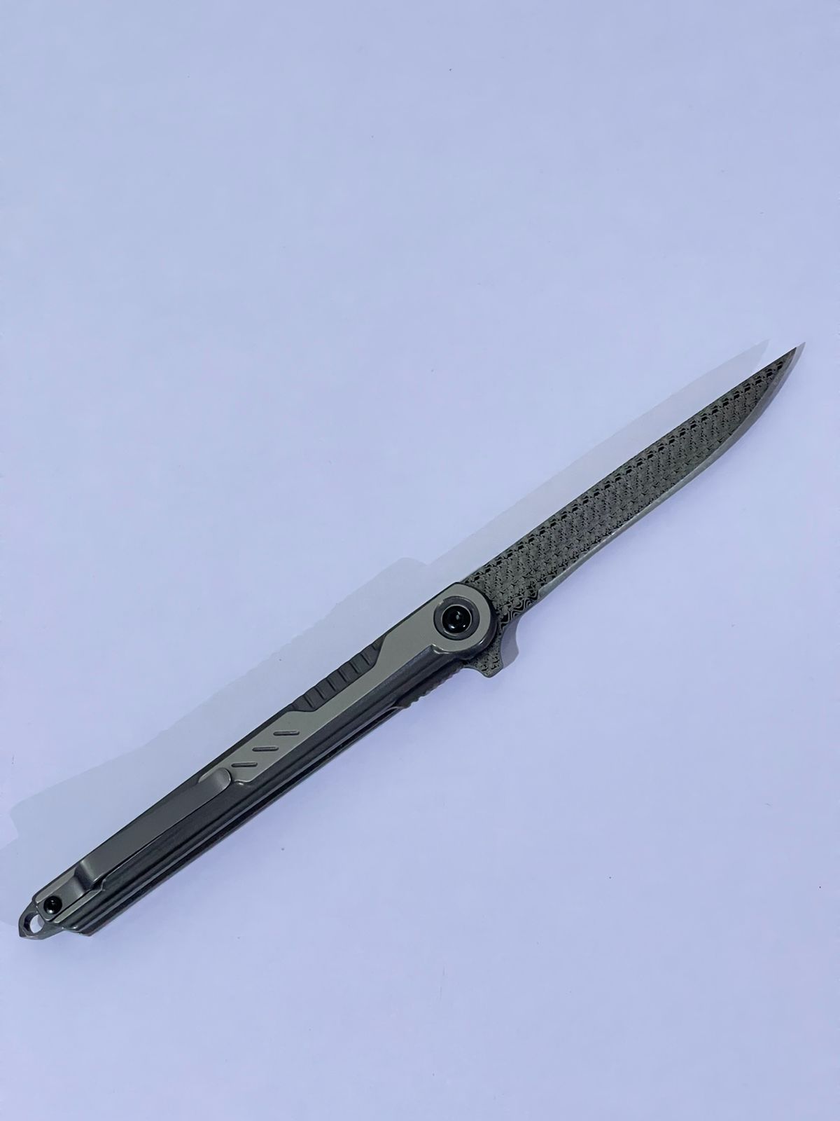 Thin Folding Knife With Sheath