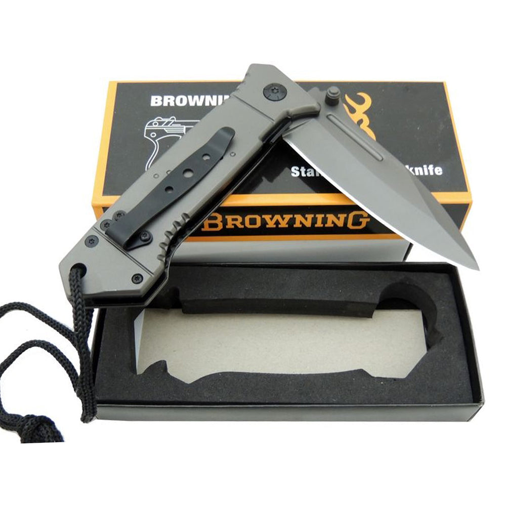 Browning DA53 Matte Titanium Outdoor Knife