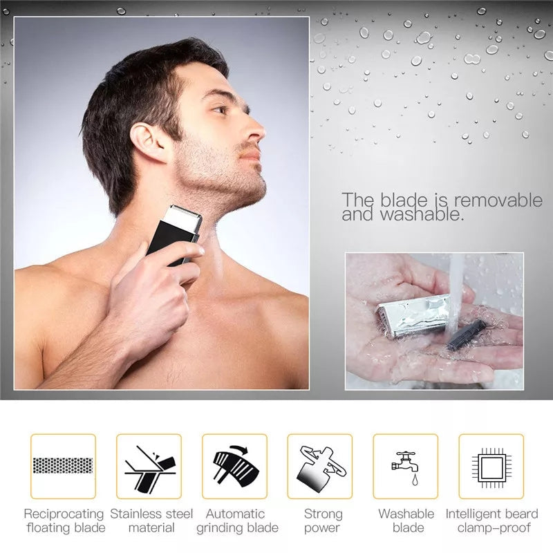 SHENGFA Apple Rechargeable Mini Hair Trimmer for Men