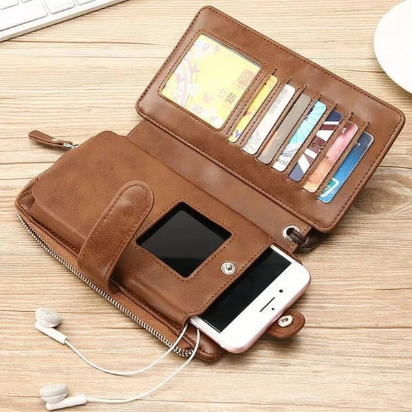 ZDAISHU Universal Business Long Phone Wallet