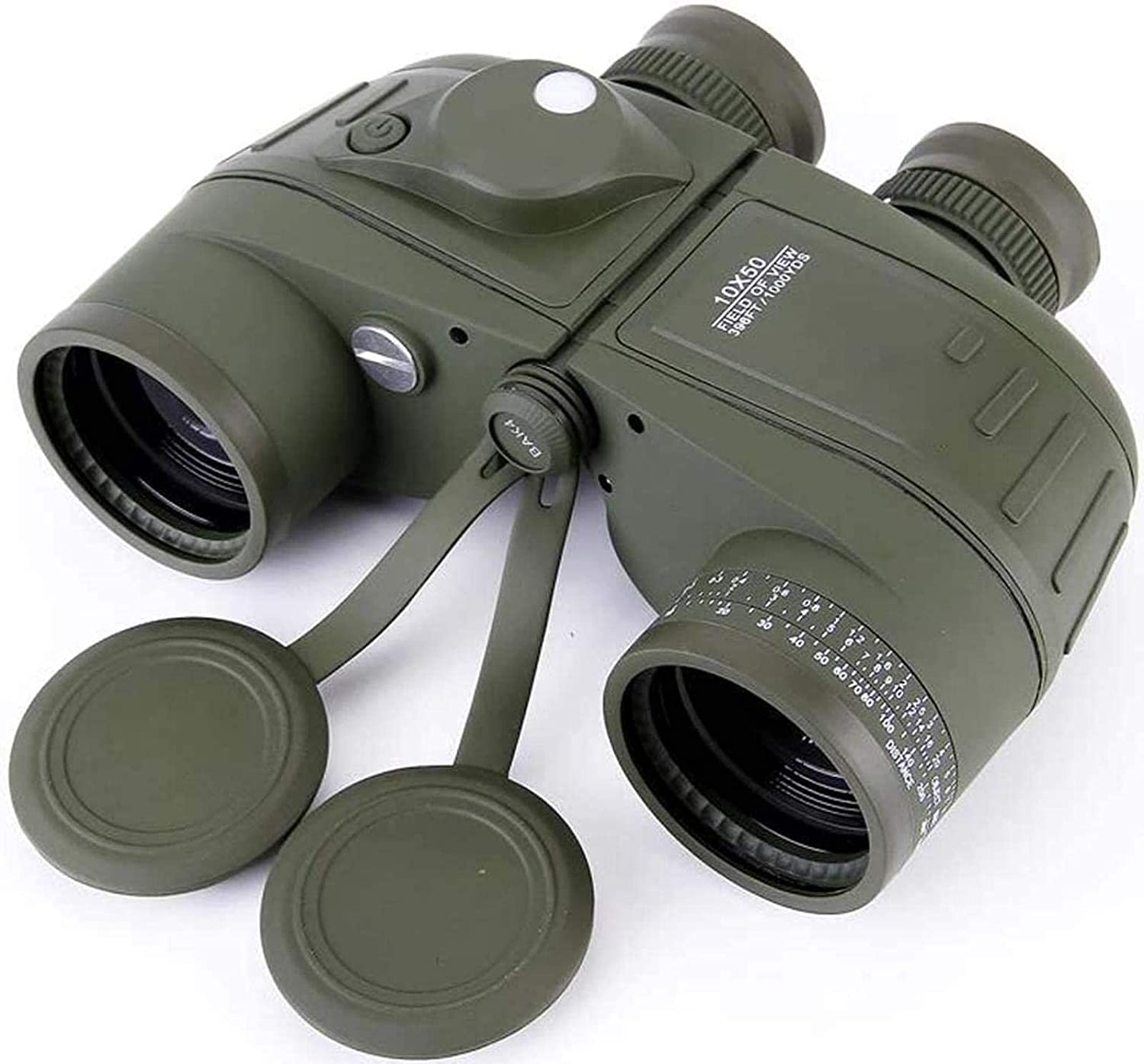 Binoculars 10X50 Prism Binoculars, High-Performance Coordinate Ranging Compass Waterproof