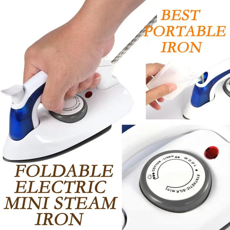 Portable Mini Travel Steam Iron - 800W  Irons for HOME & TRAVEL