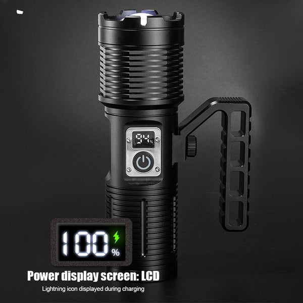 Led Flashlight with COB Tail Light