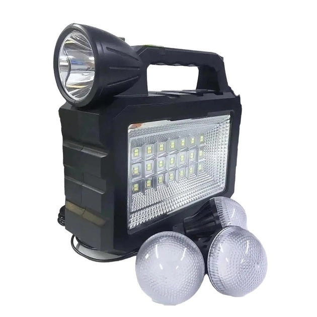 Solar Station Light With Panel & LED Bulbs CL-28