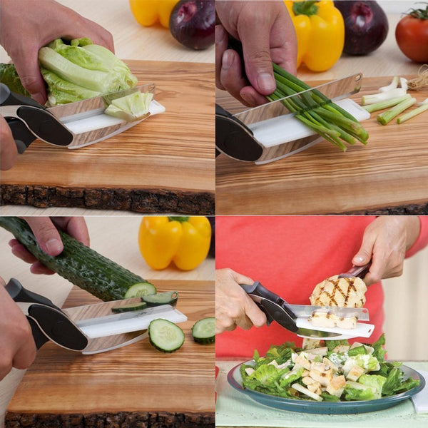 Clever Cutter 2in1 Quickly Chops Your Fruits & Vegetables